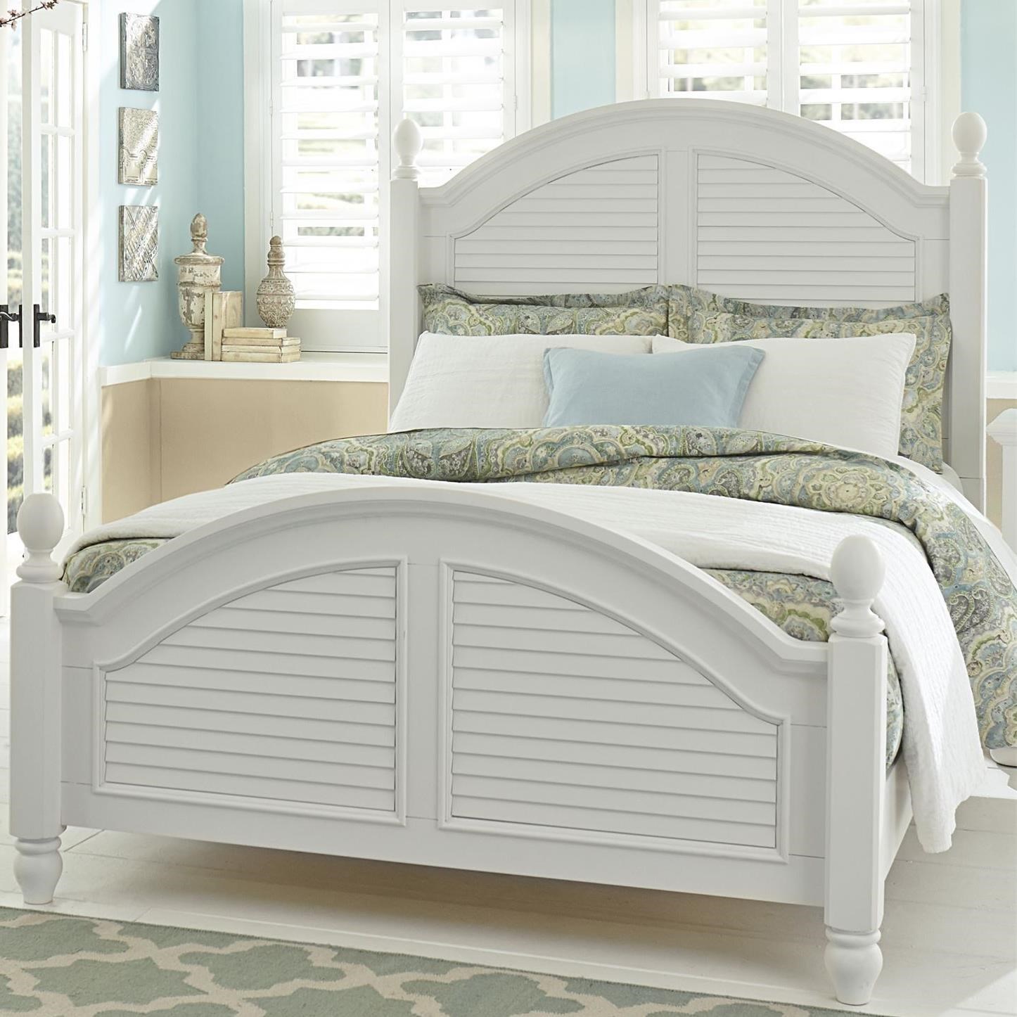 Liberty Furniture Summer House 607BRKPS Cottage King Poster Bed